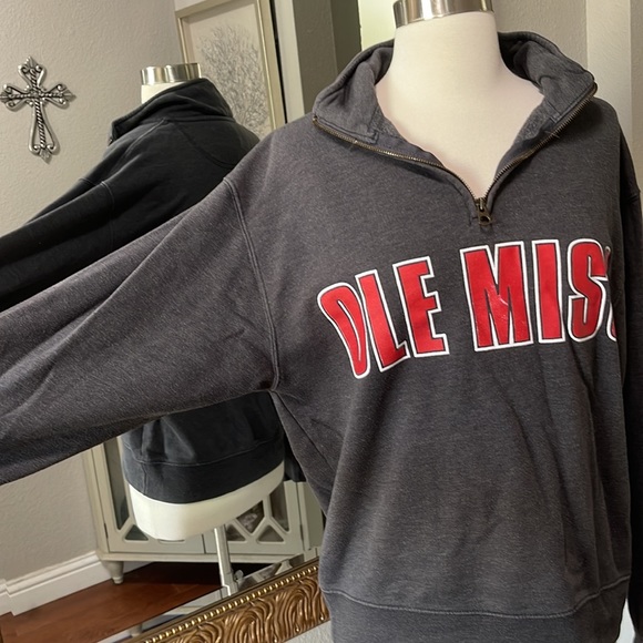 Jansport Grey Ole Miss Sweatshirt - Picture 3 of 8